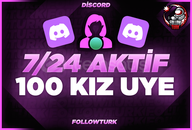 ⭐DİSCORD 100 KIZ AKTİF ÜYE ⭐