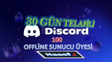 DİSCORD 100 OFFLİNE SUNUCU ÜYESİ ÇEVRİMDIŞI ÜYE