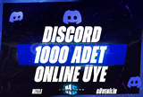 ⭐Discord 1000 7/24 Aktif Üye / Garantili⭐
