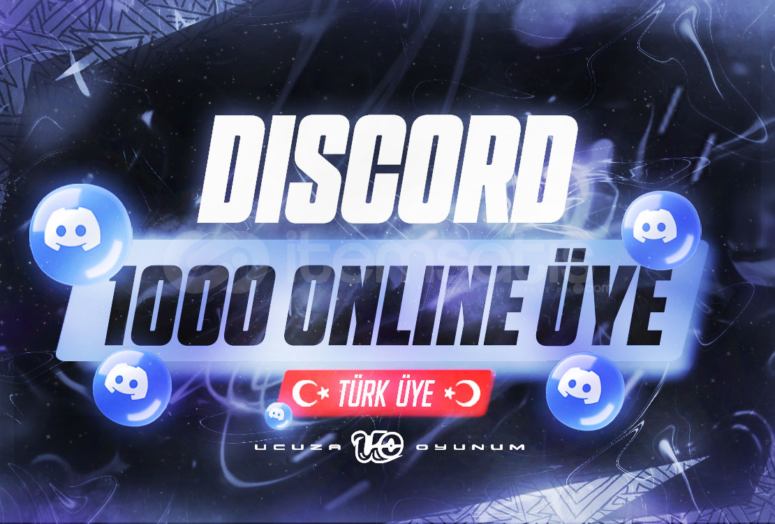 ⚡ | Discord 1000 Adet %100 Türk Online Üye ⚡ | Discord 1000 Adet %100 Türk Online Üye