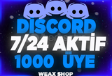 ⭐ DİSCORD 1000 ADET AKTİF ÜYE⭐