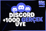 DİSCORD 1000 ADET GERÇEK ÜYE