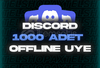 ⭐DISCORD 1000 ADET OFFLINE ÜYE + GARANTİ⭐