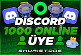 DİSCORD 1000 ADET ONLİNE ÜYE!