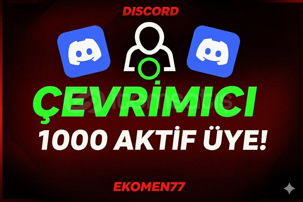 Discord 1000 AKTİF | 7/24 | RESİMLİ  Discord 1000 AKTİF | 7/24 | RESİMLİ