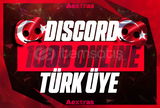 ❤️⭐DİSCORD⭐ 1000 AKTİF TÜRK ÜYE⭐❤️