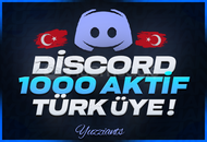 ⭐DİSCORD⭐ +1000 AKTİF TÜRK ÜYE⭐ + RESİMLİ