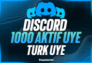 ⭐DİSCORD⭐ +1000 AKTİF TÜRK ÜYE⭐ + RESİMLİ