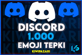 ⭐️ DİSCORD 1000 EMOJİ TEPKİ (OTO TESLİM)