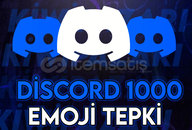 ⭐️ DİSCORD 1000 EMOJİ TEPKİ (OTO TESLİM)