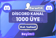 DISCORD 1.000 KANAL ÜYE / GARANTİLİ