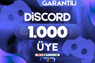 DISCORD 1.000 KANAL ÜYE / GARANTİLİ