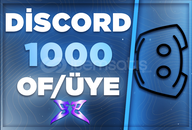  Discord ⭐1.000⭐Offline Türk Üye
