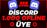 ⭐Discord 1000 Offline Üye (Hızlı Teslimat)⭐