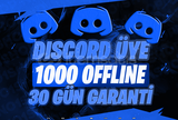 ⚡ Discord 1000 offline üye (30 gün garanti)⚡