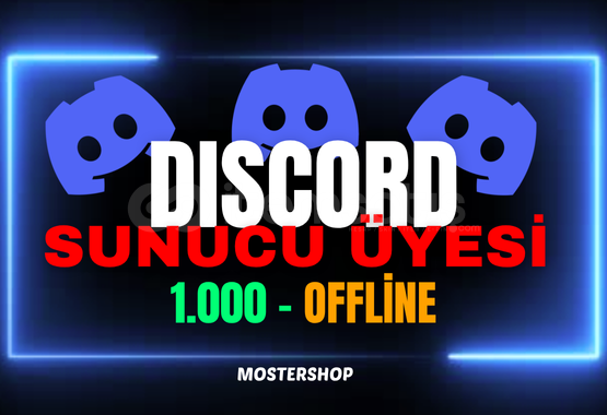 DİSCORD 1.000 OFFLİNE ÜYE DİSCORD 1.000 OFFLİNE ÜYE