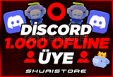 DİSCORD 1000 OFFLİNE ÜYE!