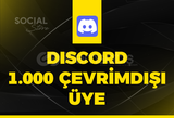 Discord 1.000 Offline Üye - Anlık Teslim