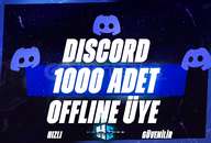 ⭐Discord 1000 Offline Üye + Garantili⭐