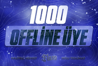 ⭐Discord 1000 Offline Üye (Hızlı Teslimat)⭐