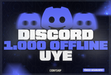 ⭐Discord 1000 offline Üye | Oto Teslimat