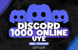 Discord 1000 Online Türk Üye