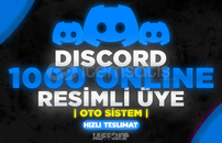 (GARANTİLİ) Discord 1.000 7/24 Aktif Üye