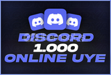 ⭐Discord 1000 ONLINE Üye ⭐