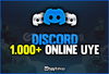 DİSCORD 1000 ONLİNE ÜYE