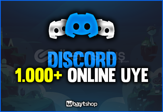 DİSCORD 1000 ONLİNE ÜYE DİSCORD 1000 ONLİNE ÜYE