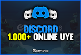 DİSCORD 1000 ONLİNE ÜYE