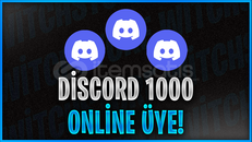 ⭐ DİSCORD 1000 ONLİNE ÜYE ⭐