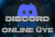 ❤️ Discord 1000 Online Üye ❤️