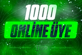 ⭐Discord 1000 Online Üye (Hızlı Teslimat)⭐