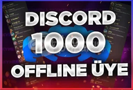 ⭐DİSCORD 1000 TÜRK OFFLİNE ÜYE⭐
