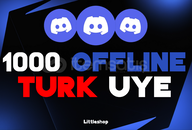 ⚡Discord 1000 Türk Offline Üye
