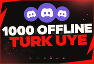☘️ Discord 1000 Türk Offline Üye | 7/24