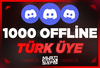 ⭐ Discord 1000 Türk Offline Üye