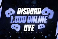 Discord Online Türk 1000 Üye | Oto Teslimat