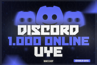 ⭐Discord 1000 Üye Türk ⭐