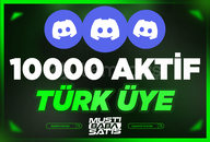 ⭐ Discord 10000 Türk Aktif Üye