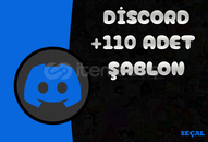 DİSCORD 110 ADET SUNUCU ŞABLONU