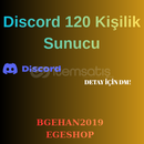Discord 120 Kişilik Sunucu! (İNDİRİM)