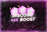 ⭐DİSCORD 14X BOOST 1 AY [DÜŞME YOK!]⭐