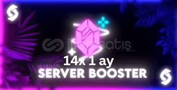 Discord 14x boost 1 ay garantili