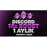 Discord 14x Boost 1 Aylık