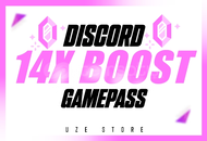 ⭐Discord 14x Boost 1 Aylık [BOTSUZ+OTO] 
