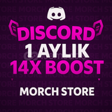 ⭐ [BOTSUZ] DİSCORD +1 AYLIK 14X BOOST FAST