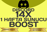 DİSCORD 14X SUNUCU BOOST 1 HAFTA