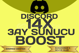 BOTSUZ DİSCORD 14X SUNUCU BOOST 3 AY